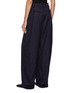 Back View - Click To Enlarge - SONIA CARRASCO - Relaxed Pleated Pinstripe Virgin Wool Pants