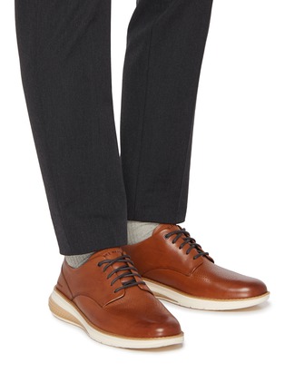 Figure View - Click To Enlarge - COLE HAAN - ØriginalGrand Energyweave Perforated Leather Oxford Shoes