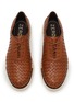 Detail View - Click To Enlarge - COLE HAAN - ZERØGRAND Remastered Woven Leather Oxfords Shoes