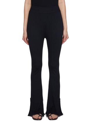 Main View - Click To Enlarge - DETERM - Collagen Ribbed Flared Pants