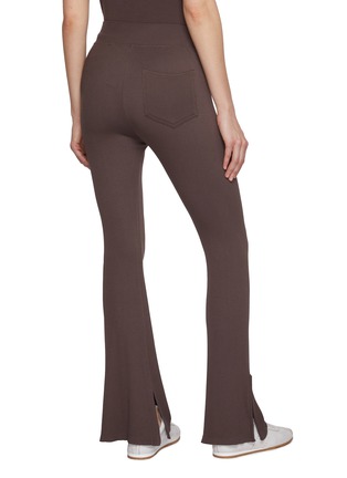 Back View - Click To Enlarge - DETERM - Collagen Ribbed Flared Pants