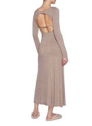 Figure View - Click To Enlarge - DETERM - Collagen Open Back Dress