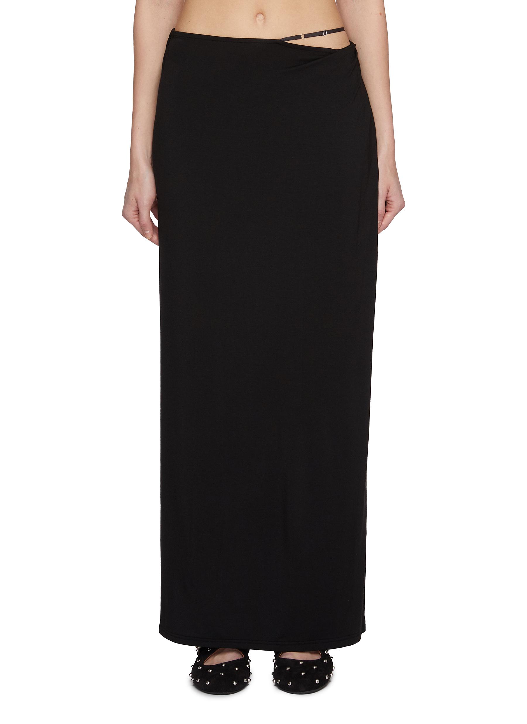 Collagen Strappy Maxi Skirt デターム　determ Collagen Strappy Maxi Skirt – determ;