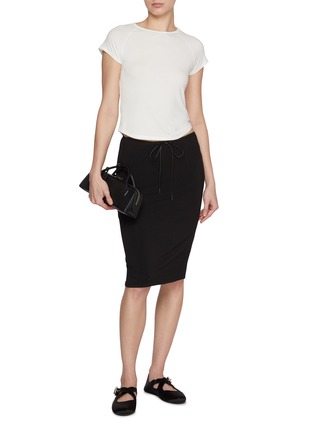 Figure View - Click To Enlarge - DETERM - Collagen Midi Skirt