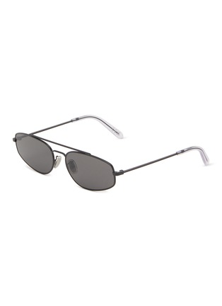 Main View - Click To Enlarge - SUPER - Tema 2.0 Oval Metal Sunglasses