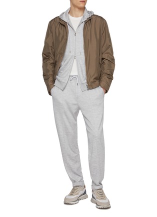 Figure View - Click To Enlarge - BRUNELLO CUCINELLI - Elasticated Drawstring Pants