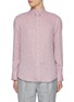 Main View - Click To Enlarge - BRUNELLO CUCINELLI - Buttoned Down Linen Shirt