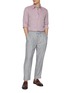 Figure View - Click To Enlarge - BRUNELLO CUCINELLI - Buttoned Down Linen Shirt