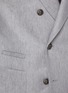 Detail View - Click To Enlarge - BRUNELLO CUCINELLI - Peak Lapel Double Breasted Linen Suit