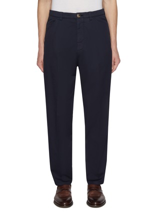 Main View - Click To Enlarge - BRUNELLO CUCINELLI - Stretch Cotton Blend 4 Seasons Pants