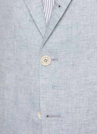  - BRUNELLO CUCINELLI - Notch Lapel Single Breasted Linen Blazer