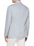 Back View - Click To Enlarge - BRUNELLO CUCINELLI - Notch Lapel Single Breasted Linen Blazer