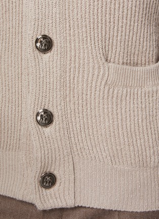  - BRUNELLO CUCINELLI - Shawl Lapel Cotton Cardigan