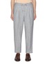 Main View - Click To Enlarge - BRUNELLO CUCINELLI - Pleated Drawstring Cropped Linen Pants