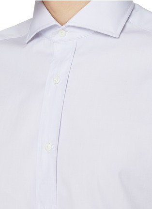  - BRUNELLO CUCINELLI - Spread Collar Cotton Shirt