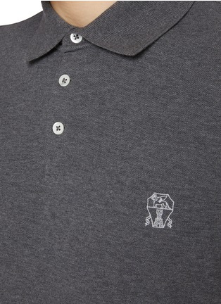  - BRUNELLO CUCINELLI - Logo Cotton Polo Shirt