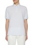 Main View - Click To Enlarge - BRUNELLO CUCINELLI - Logo Cotton Polo Shirt