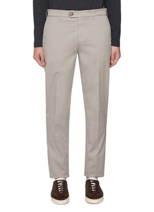 Main View - Click To Enlarge - BRUNELLO CUCINELLI - Four Pocket Cotton Blend Chino Pants