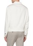 Back View - Click To Enlarge - BRUNELLO CUCINELLI - Camp Collar Flap Pocket Silk Jacket