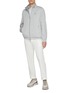 Figure View - Click To Enlarge - BRUNELLO CUCINELLI - Stand Collar Reversible Water Resistant Jacket