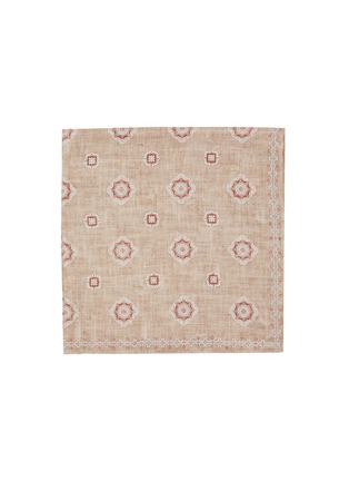 Main View - Click To Enlarge - BRUNELLO CUCINELLI - Patterned Silk Pocket Square