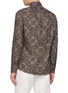 Back View - Click To Enlarge - BRUNELLO CUCINELLI - Buttoned Down Paisley Cotton Shirt