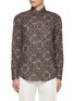 Main View - Click To Enlarge - BRUNELLO CUCINELLI - Buttoned Down Paisley Cotton Shirt