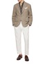 Figure View - Click To Enlarge - BRUNELLO CUCINELLI - Buttoned Down Paisley Cotton Shirt