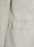  - BRUNELLO CUCINELLI - Asian Fit Notch Lapel Linen Wool Silk Blazer