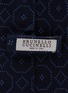 Detail View - Click To Enlarge - BRUNELLO CUCINELLI - Geometrical Pattern Silk Tie