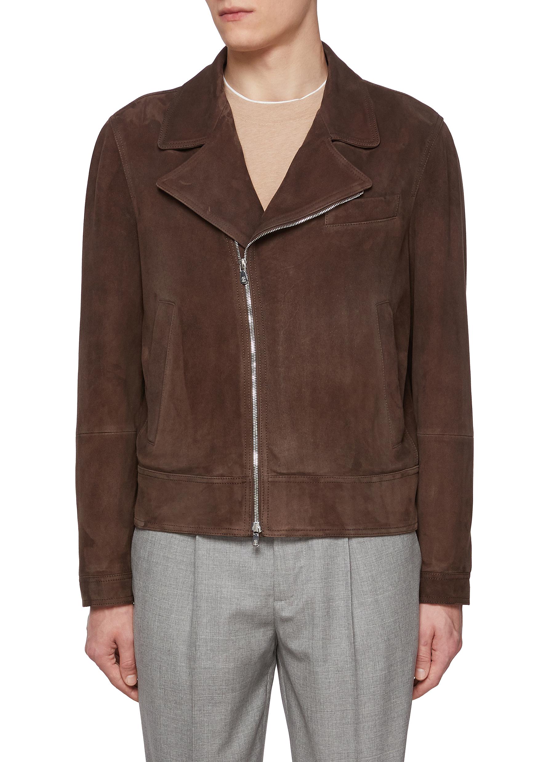 【送料&関税込】Brunello Cucinelli Leather Biker Jacket d8670457Brunello-Cucinell-