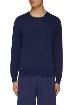 Main View - Click To Enlarge - BRUNELLO CUCINELLI - Crewneck Cotton Sweater