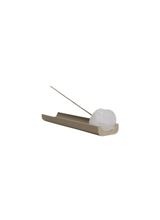Detail View - Click To Enlarge - GIFT FROM EARTH - Clear Quartz Incense Holder Set