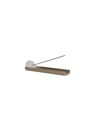 Main View - Click To Enlarge - GIFT FROM EARTH - Clear Quartz Incense Holder Set