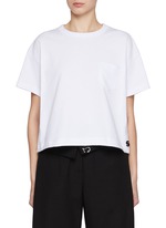 Tシャツ・カットソー SACAI COTTON T-SHIRT WITH SIDE ZIPPERS Side Zip Cotton T-Shirt | sacai Official Store サカイ