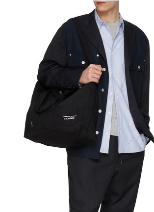 Figure View - Click To Enlarge - COMME DES GARÇONS HOMME - Horizontal Tote Bag