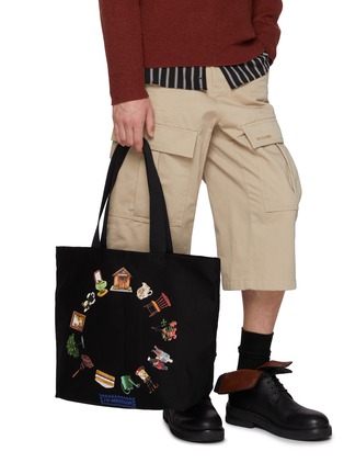 Figure View - Click To Enlarge - JW ANDERSON - Diorama Ring Canvas Tote Bag