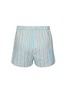 Figure View - Click To Enlarge - DEREK ROSE - Striped Cotton Boxer