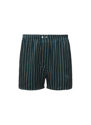 Main View - Click To Enlarge - DEREK ROSE - Brindisi Striped Silk Boxer