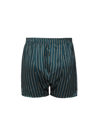 Figure View - Click To Enlarge - DEREK ROSE - Brindisi Striped Silk Boxer