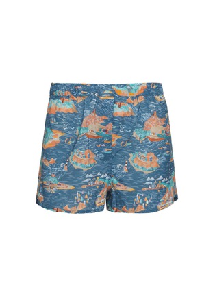 Main View - Click To Enlarge - DEREK ROSE - Oceanic Cotton Boxer