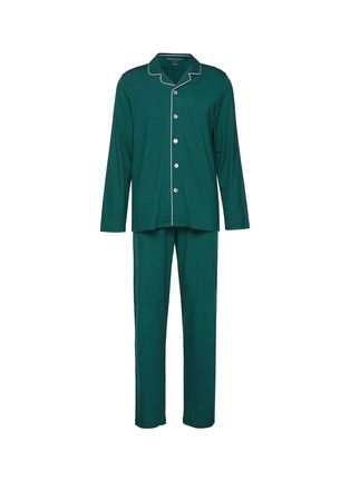 Main View - Click To Enlarge - DEREK ROSE - Striped Pocket Silk Pyjama Set