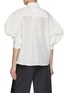 Back View - Click To Enlarge - SACAI - Puff Sleeve Cotton Silk Shirt