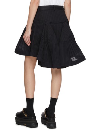 Back View - Click To Enlarge - SACAI - Layered Striped Skirt