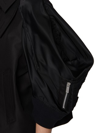  - SACAI - Cropped Gabardine Blend Jacket