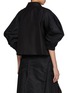 Back View - Click To Enlarge - SACAI - Cropped Gabardine Blend Jacket