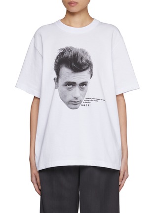 Main View - Click To Enlarge - SACAI - James Dean Cotton T-shirt