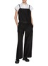 Figure View - Click To Enlarge - SACAI - Belted Silk Cotton Jumpsuit