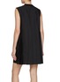 Back View - Click To Enlarge - SACAI - Crewneck Pleated Back Dress