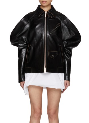 Main View - Click To Enlarge - SACAI - Leather Jacket